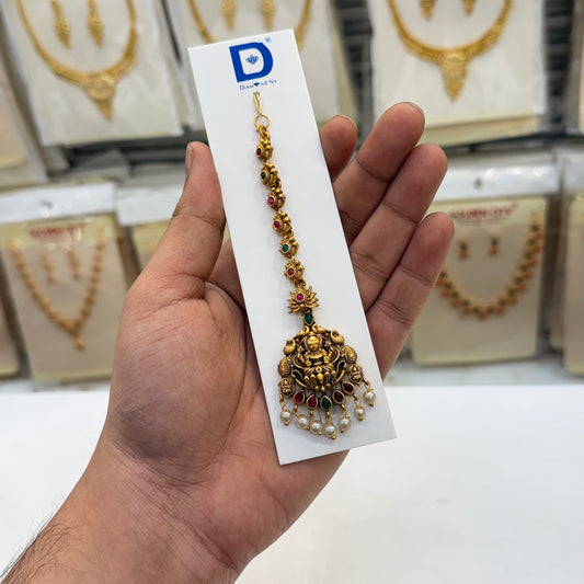 Nakshi Bridal Tikka - White beats