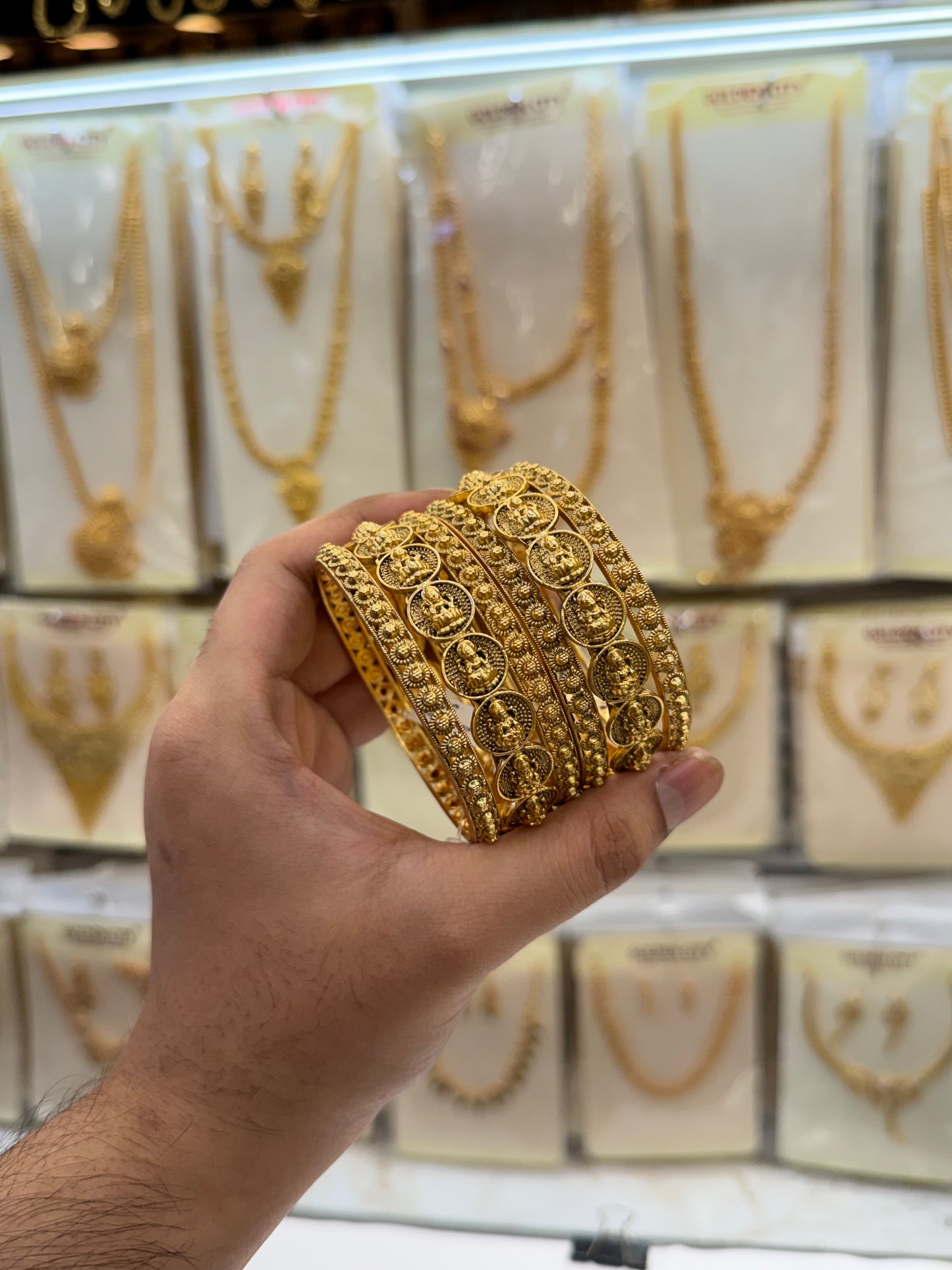 Kasimalai Lakshmi Coin Bangle