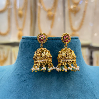 Antique Jasmine Jhumki