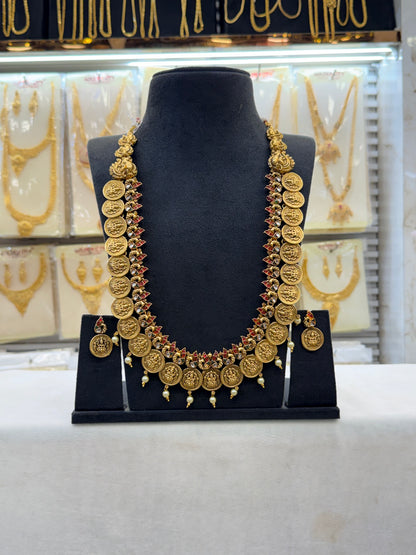 Kasi Malai Lakshmi Coin Antique Haram