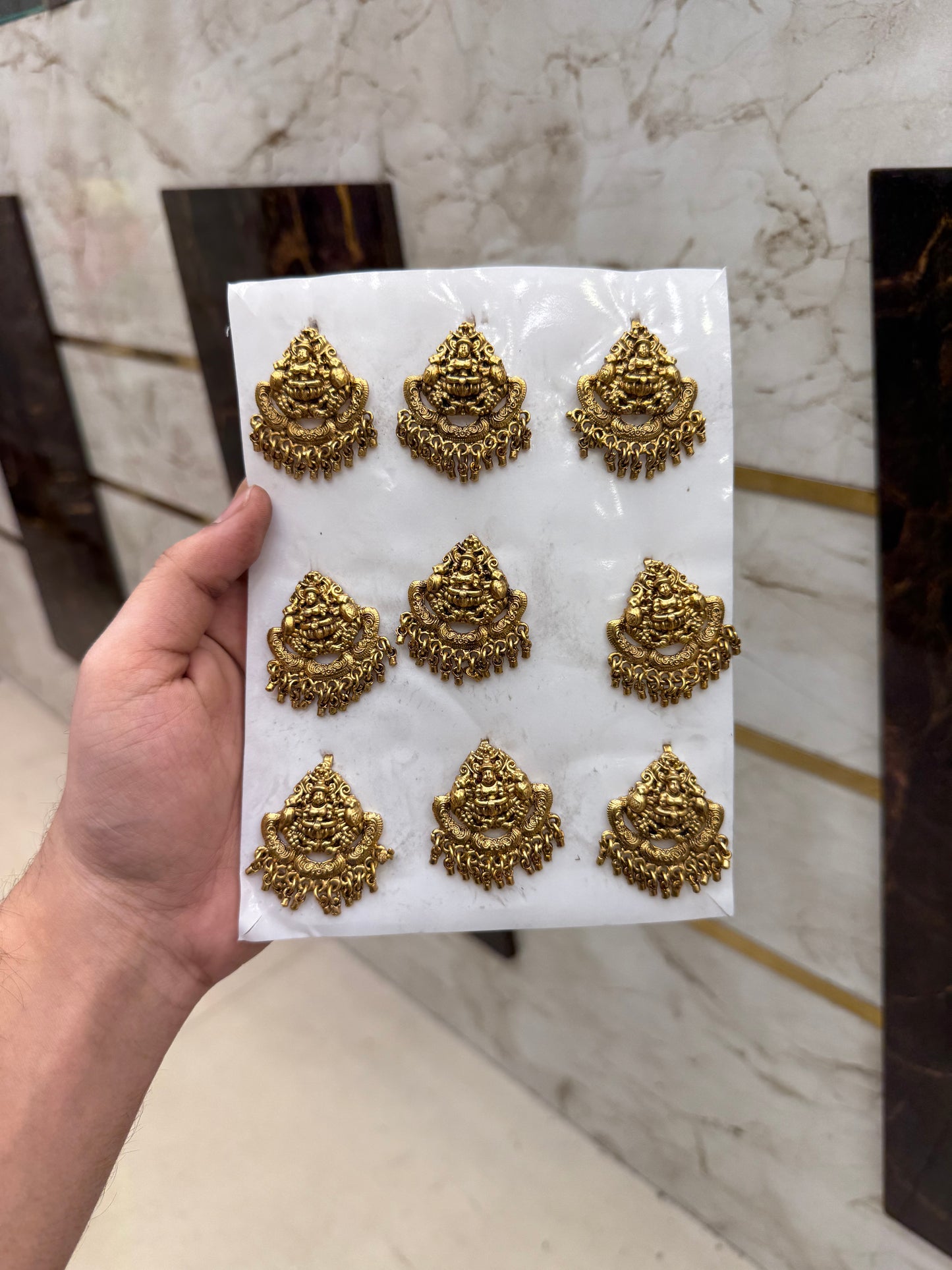 Antique Lakshmi  Jada Bila 9 Pcs set