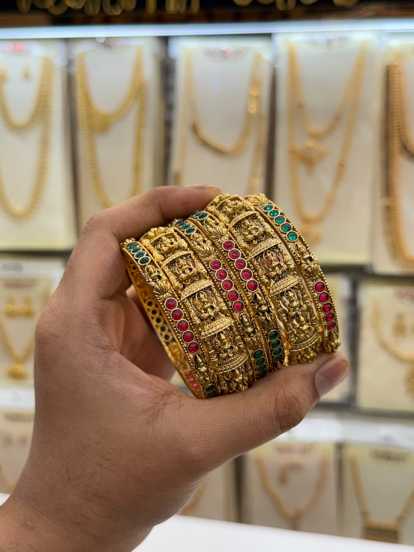 Rajwadi Antique Bridal Bangles