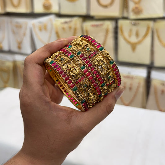 Temple Lakshmi Bridal Bangles