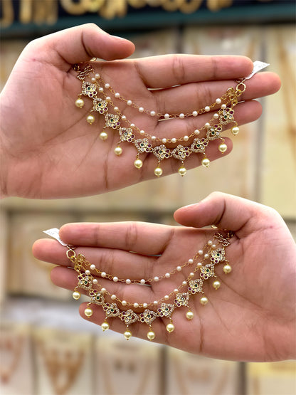 Antique Mattel Temp Stone Pair