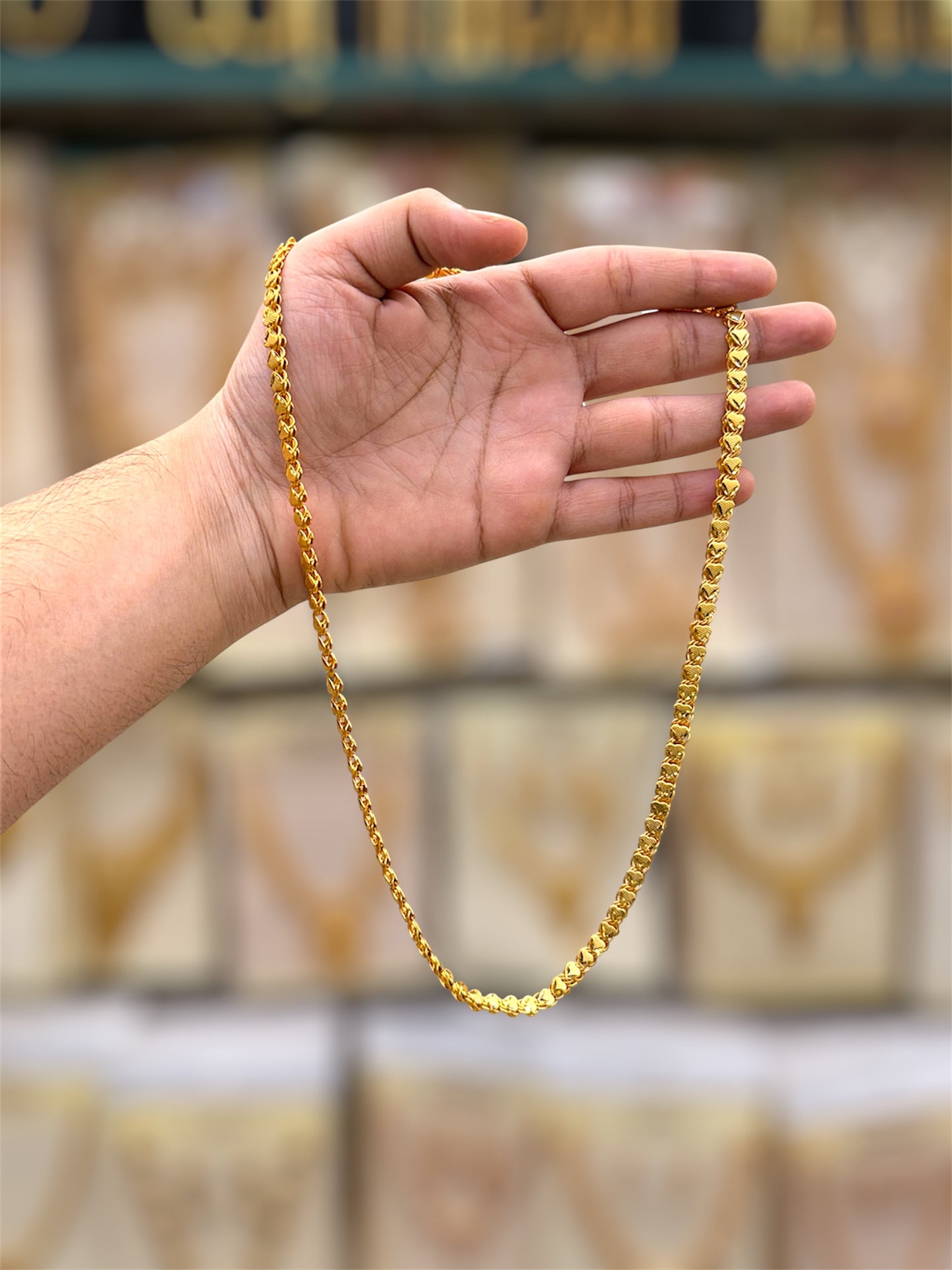 Heartin Chain Gold Plated