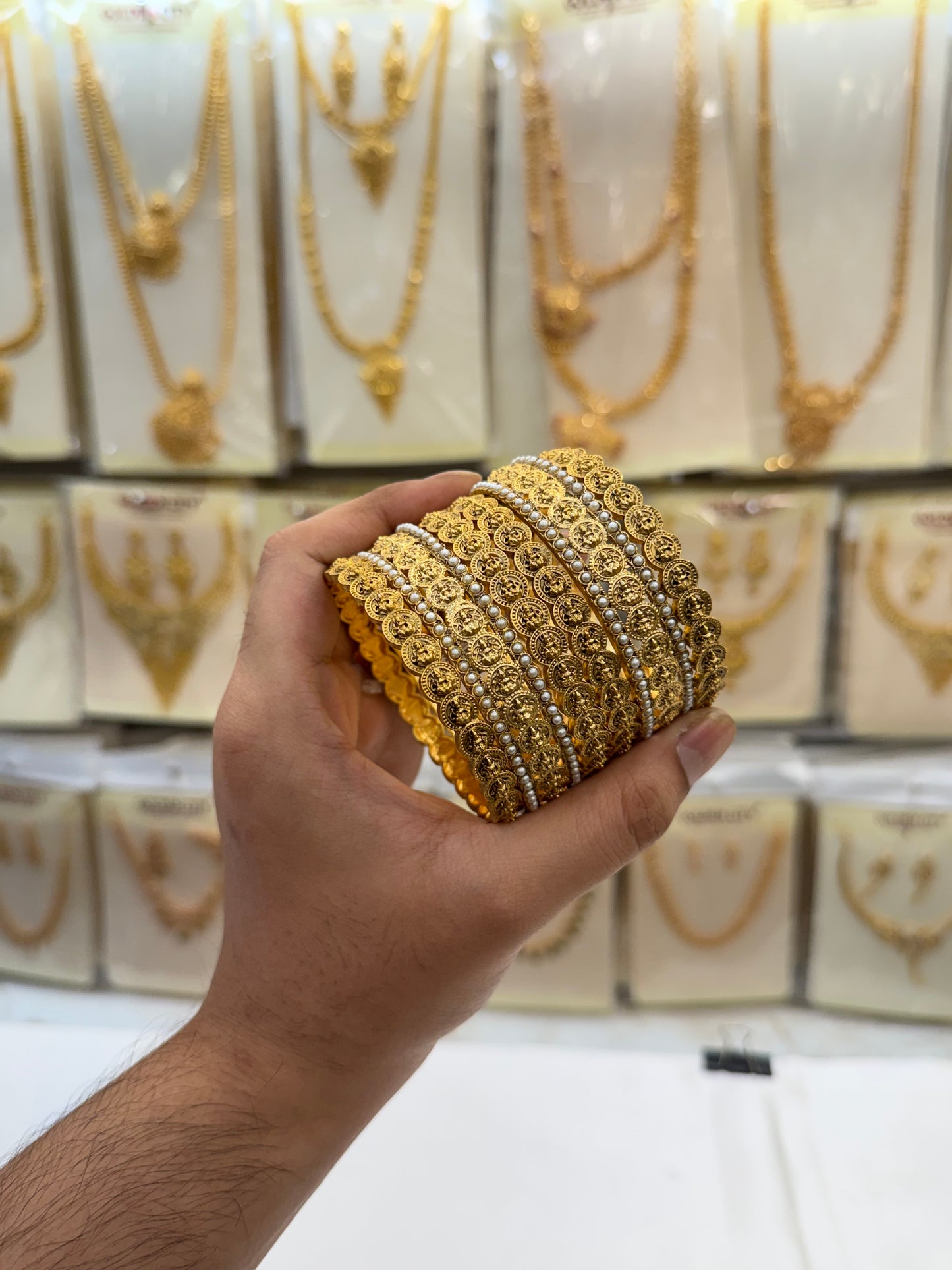 Temple Lakshmi Kasimalai Bangle