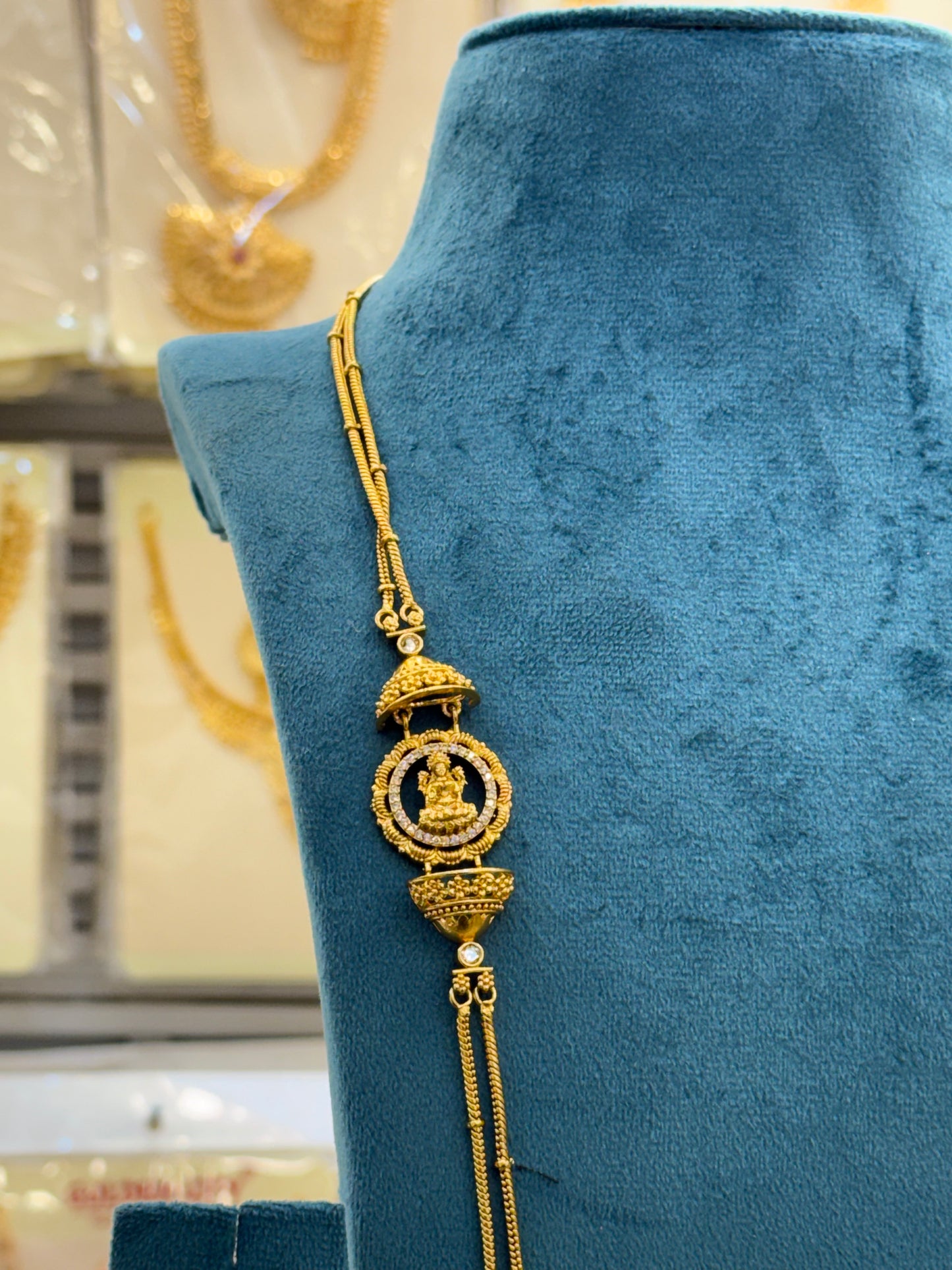 Antique Lakshmi Two Layer Chain