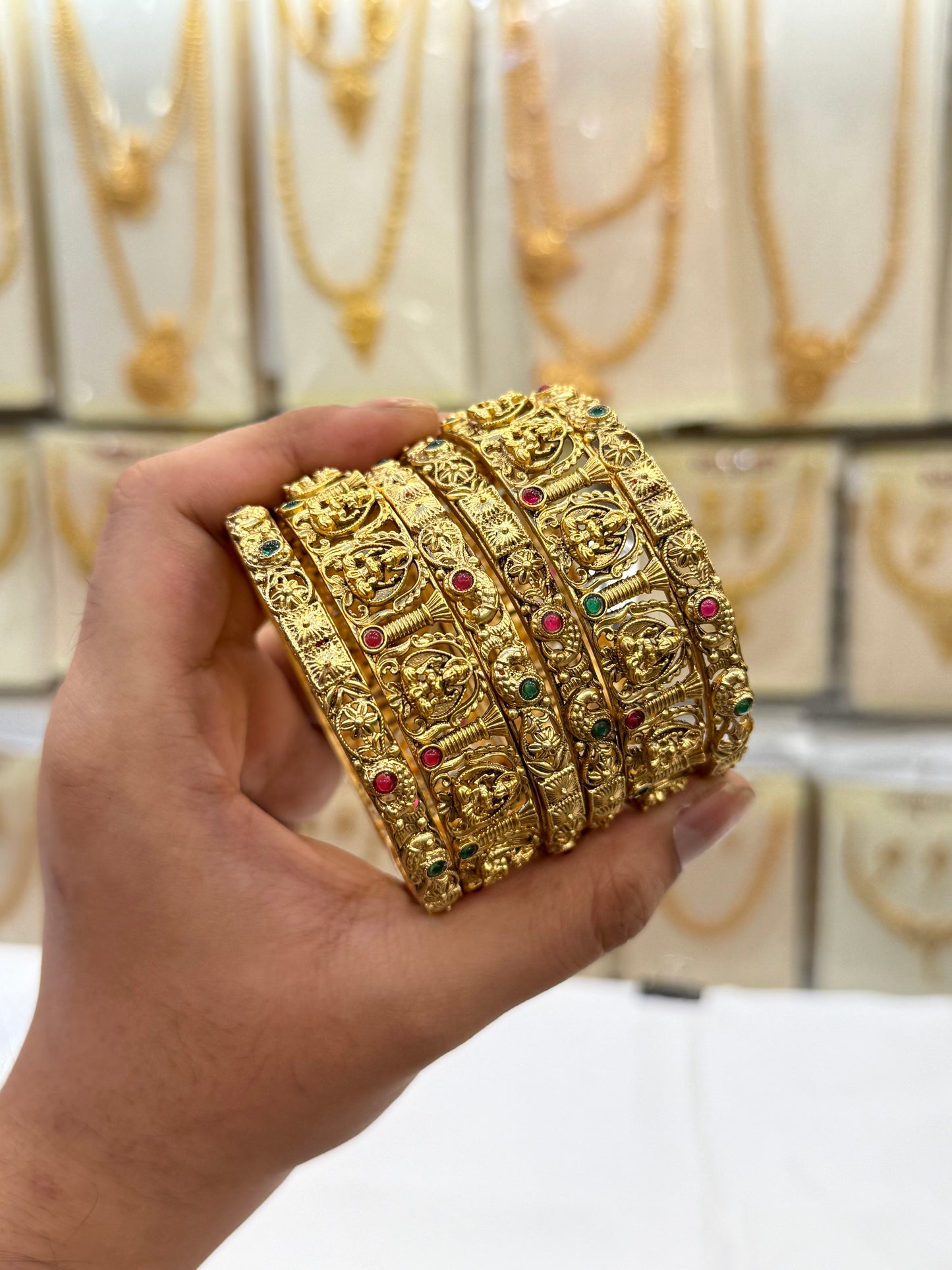 Swarnam Classic Antique Bangles