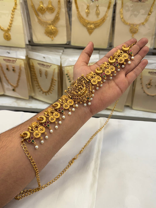 Traditional Coral Beats Hip Chain