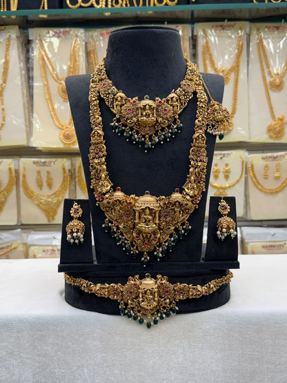 Antique Trending Design Bridal Set Green Beats