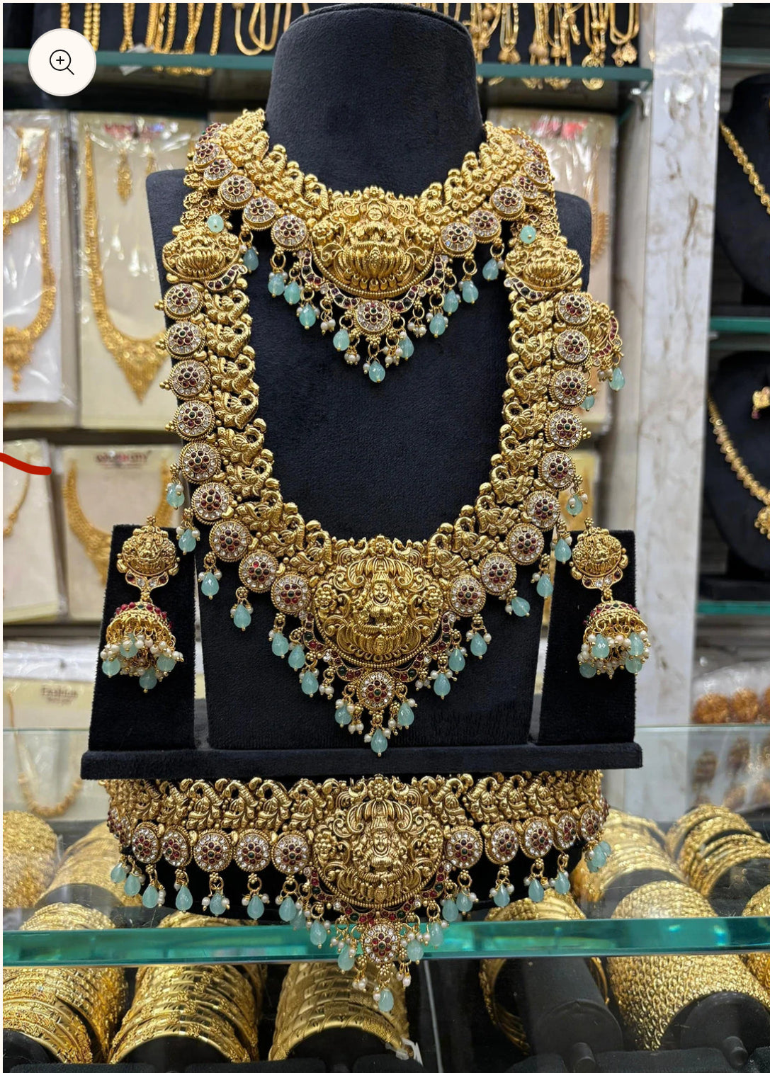 Pastel Beats Stone Work Bridal Set - limited stock