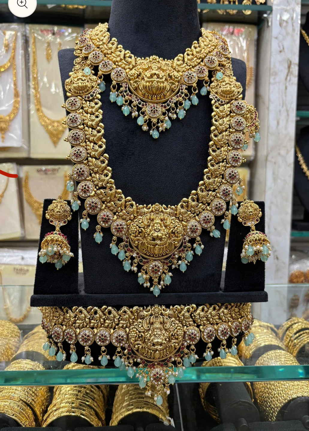 Pastel Beats Stone Work Bridal Set - limited stock