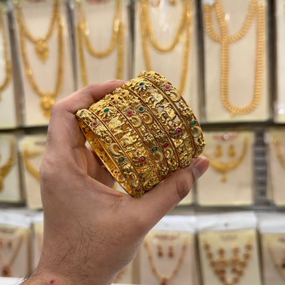 Temple Elephant Bridal Bangles