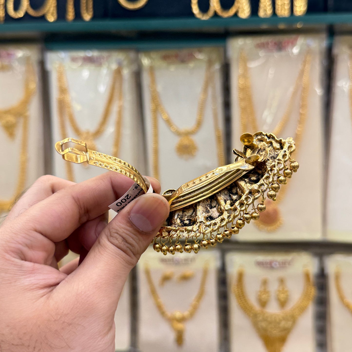 Antique Lakshmi Hair Clip