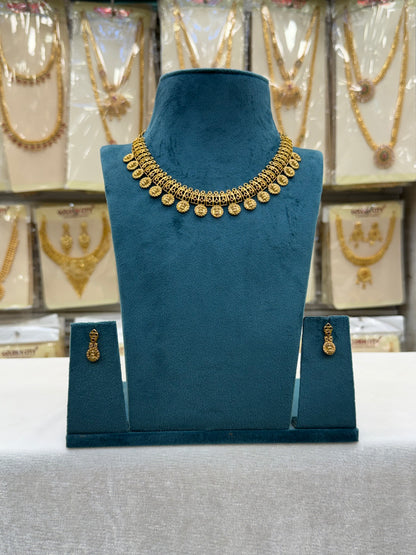 Golden Grace Kasimalai Necklace