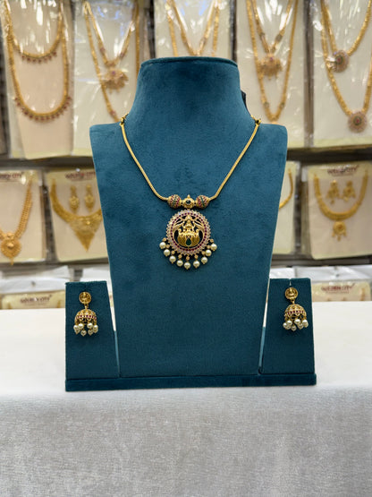 Antique Lakshmi pendant Necklace