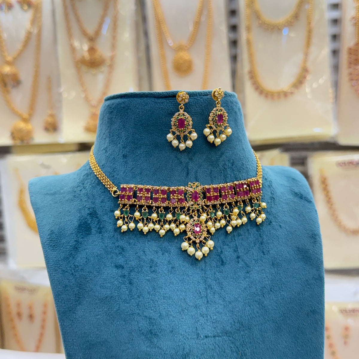 Ruby Choker Necklace