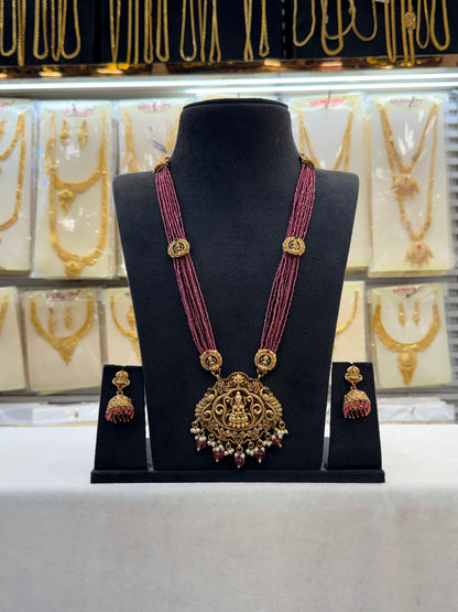 Elegant Pink Beads Haram