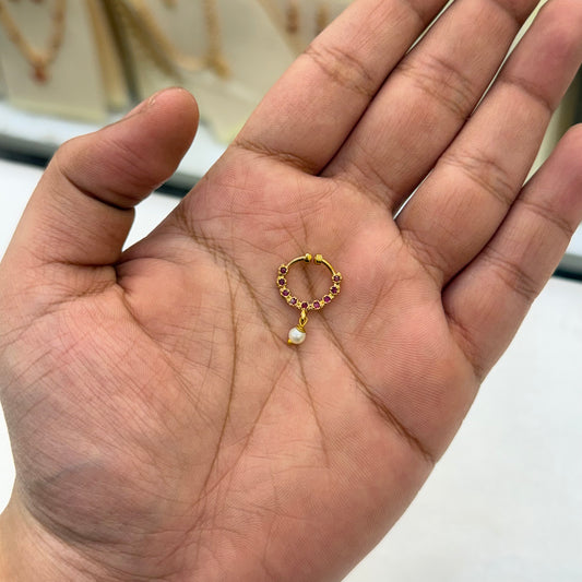 Scarlet Shine Nose Pin