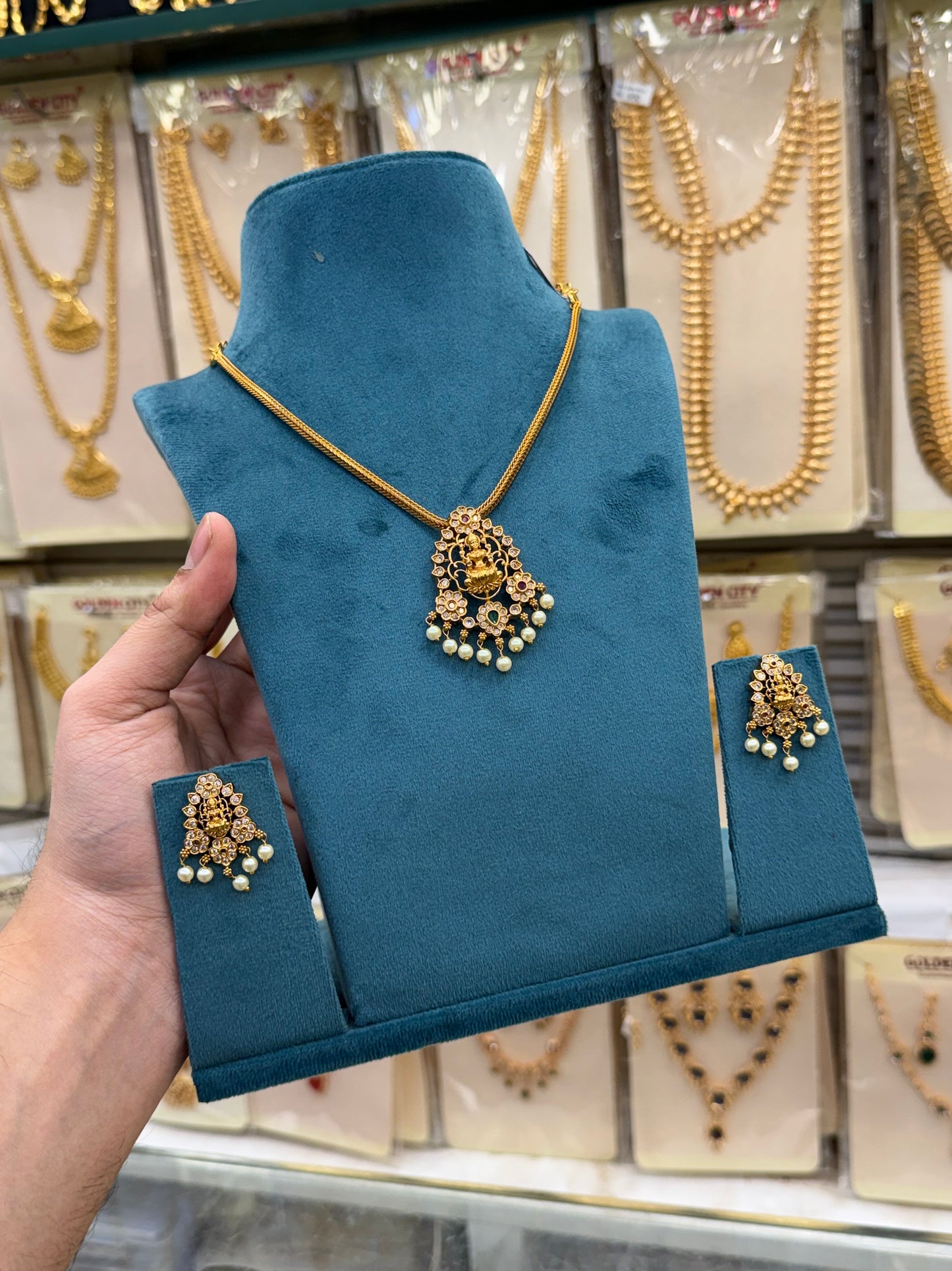 Lakshmi Pendant Necklace