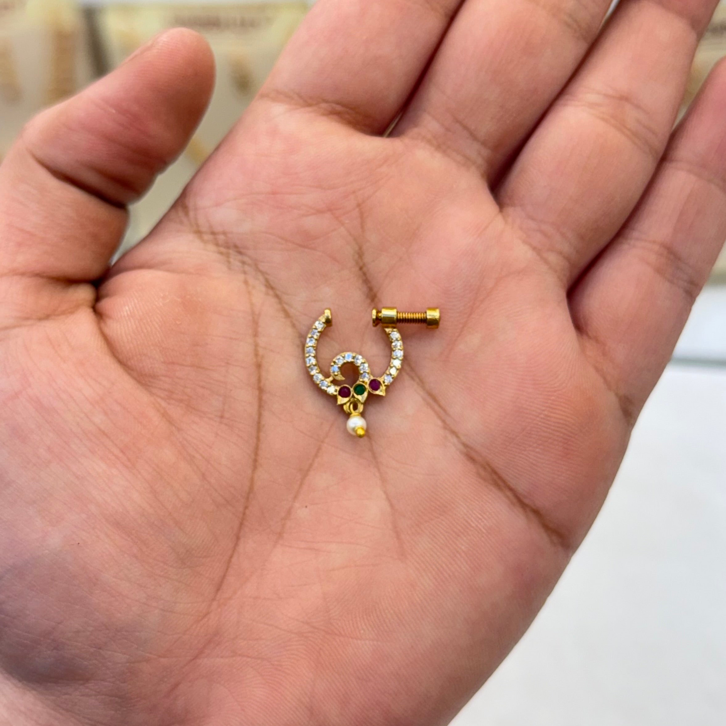 Heritage Rainbow Nose Pin