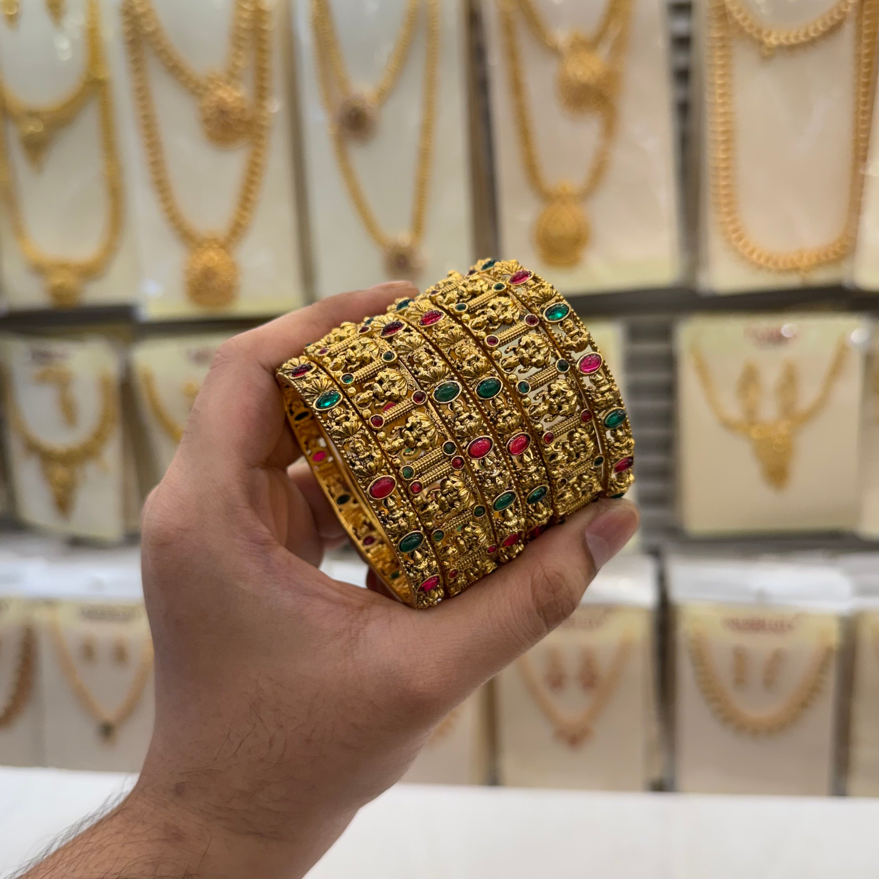 Swarnam Classic Antique Bangles – Saleem Fancy Store