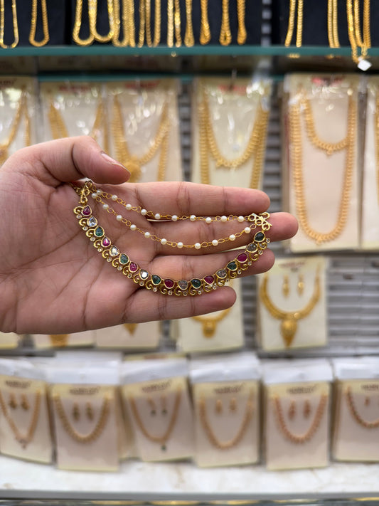 Antique Mattel Nice Stone Design Pair