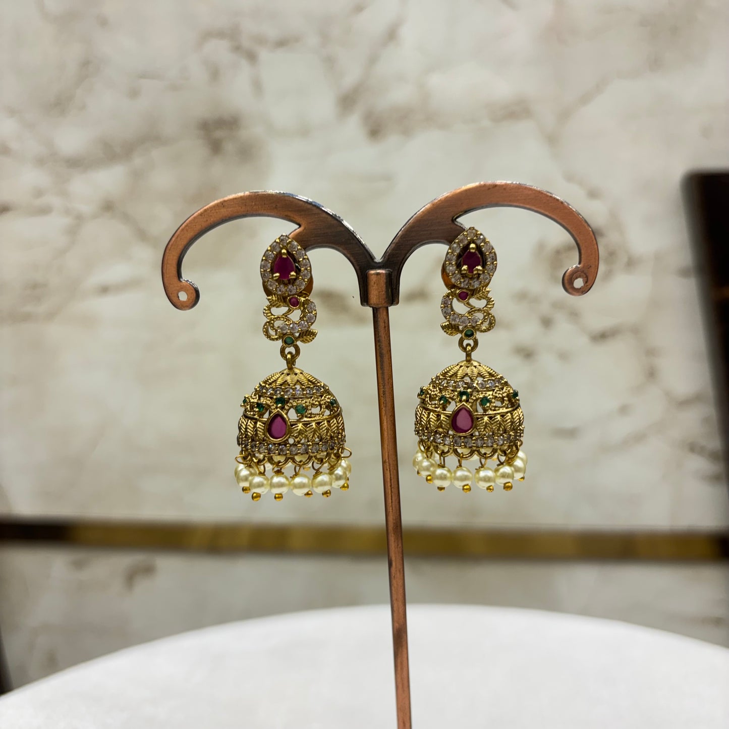 Peacock Design Stone Jumki
