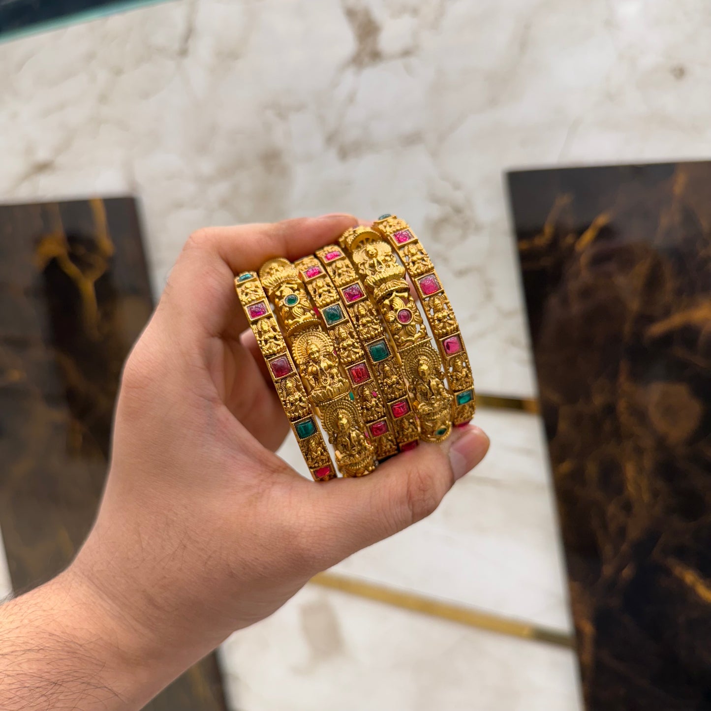Antique Set Bangle